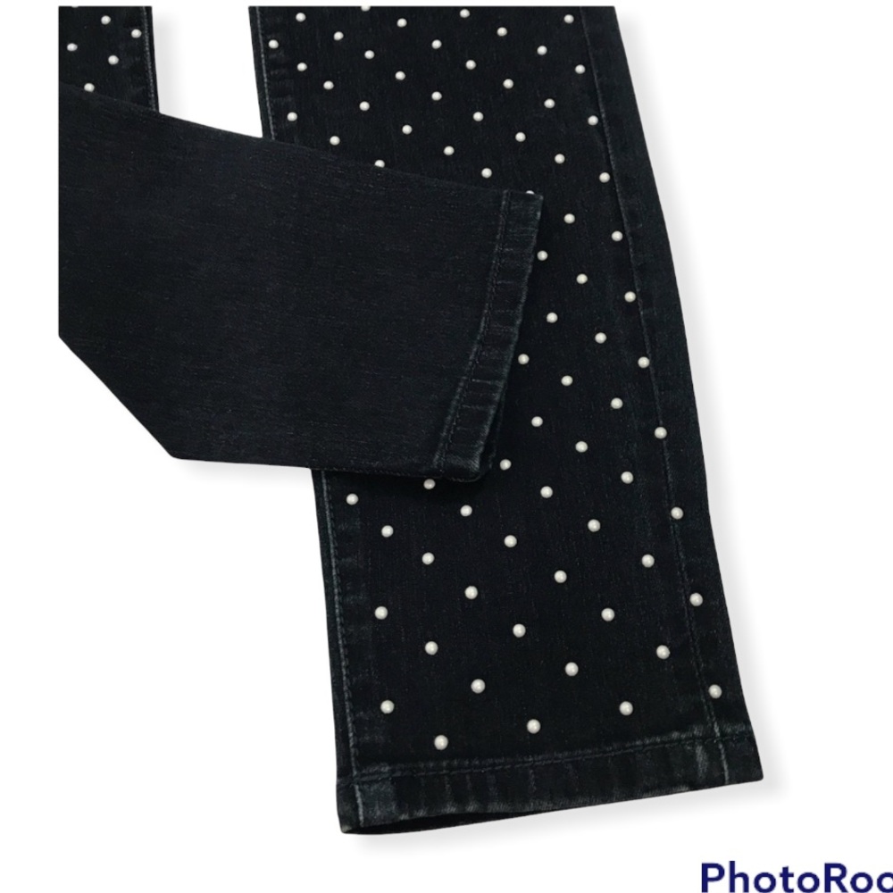 BDG Brand New Women’s Blue Beaded High Rise Cigarette Ankle Jeans Size 27 - Picture 6 of 8